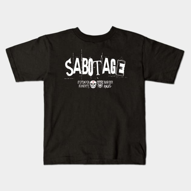 Sabotage Kids T-Shirt by aaronxavier